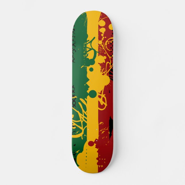 Skateboard Âme de Rasta (Recto)