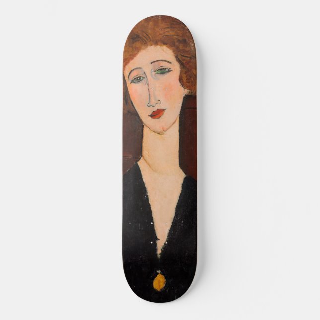 Skateboard Amedeo Modigliani - Portrait d'une femme (Recto)