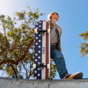 Skateboard America Drapeau américain Motif américain