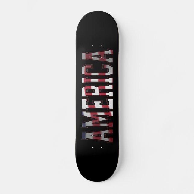 Skateboard American Flag Skate Board (Recto)
