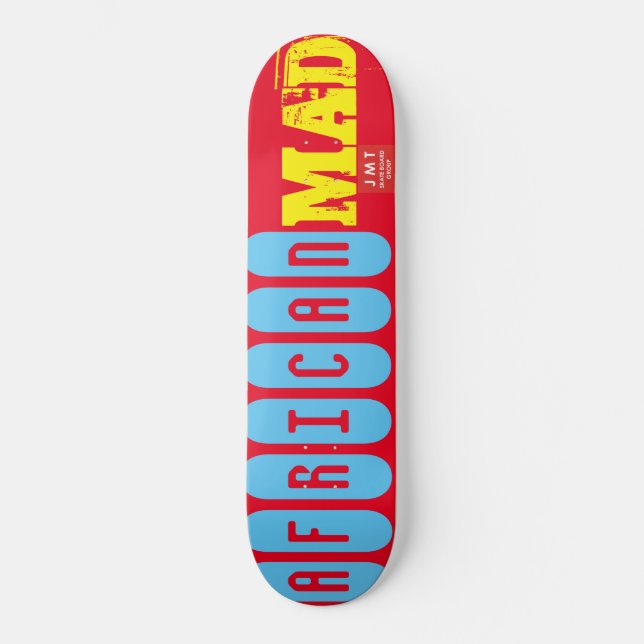 Skateboard AMERICAN MAD Planche à roulettes (Recto)