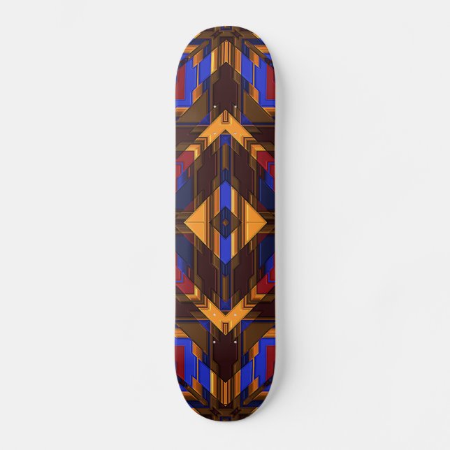 Skateboard Amérindien Moderne 24 (Recto)
