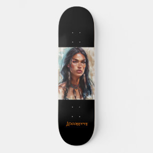 Skateboard amérindien personnalisé
