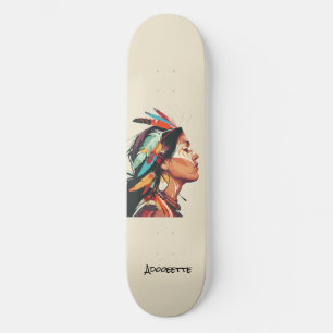 Skateboard amérindien personnalisé