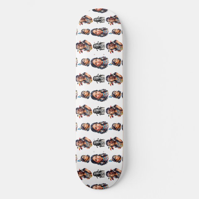 Skateboard Amérindiens Amérindiens Conception Motif (Recto)
