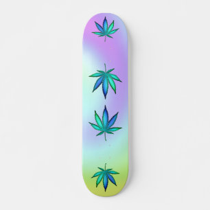 Skateboard Amour arc-en-ciel