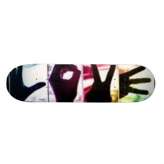 Skateboard Amour d'arc-en-ciel