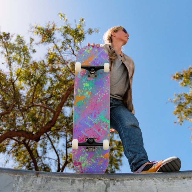 Skateboard Amour du journal déchet (Extérieur 1)