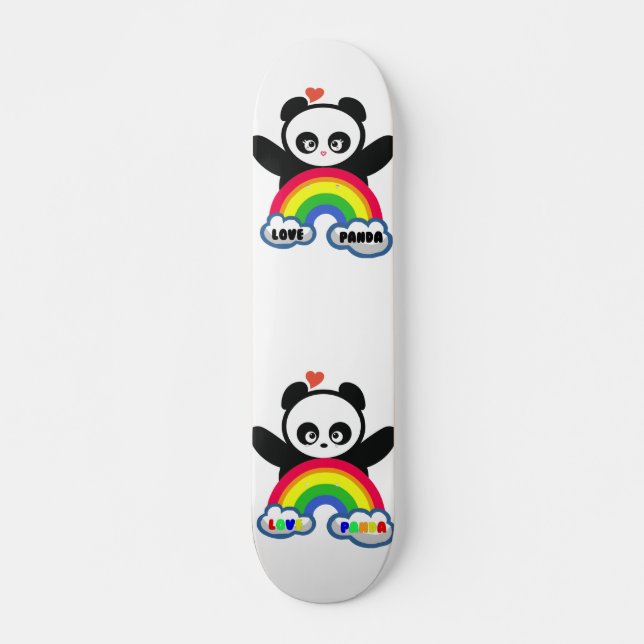 Skateboard Amour Panda® (Devant)