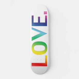 Skateboard Amour, pride lgbt lgbtq gay queer couleurs arc-en-
