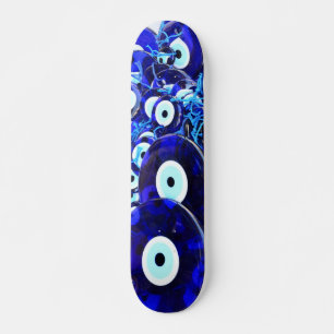 Skateboard Amulettes des yeux bleus
