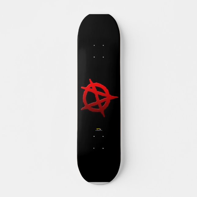 Skateboard Anarchie Skeateboard (Devant)