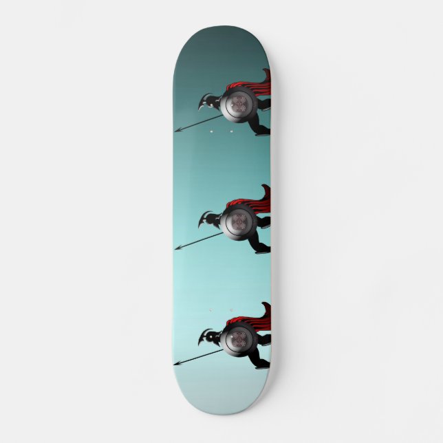 Skateboard Ancien guerrier spartiate (Recto)