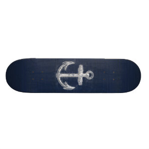 Skateboard Ancre nautique vintage