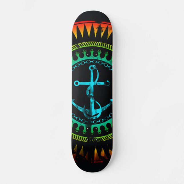 Skateboard Ancre StellaRoot Dégradé (Recto)