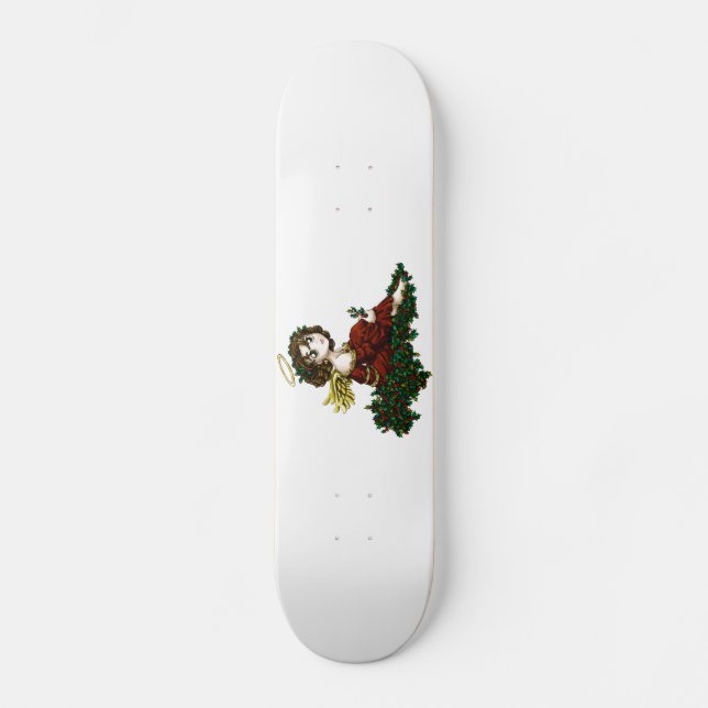 Skateboard Ange de houx (Recto)