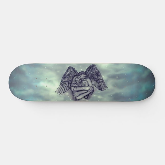 Skateboard Ange Eros en amour , je t'aime (Horz)