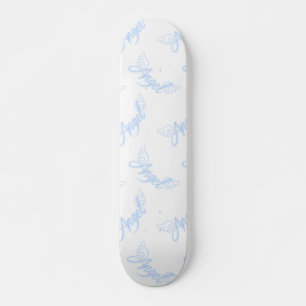 Skateboard Ange Falln Avec Ailes