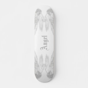 Skateboard ANGEL WINGS White Nom personnalisé