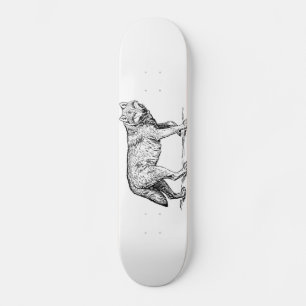 Skateboard Animal sauvage du loup