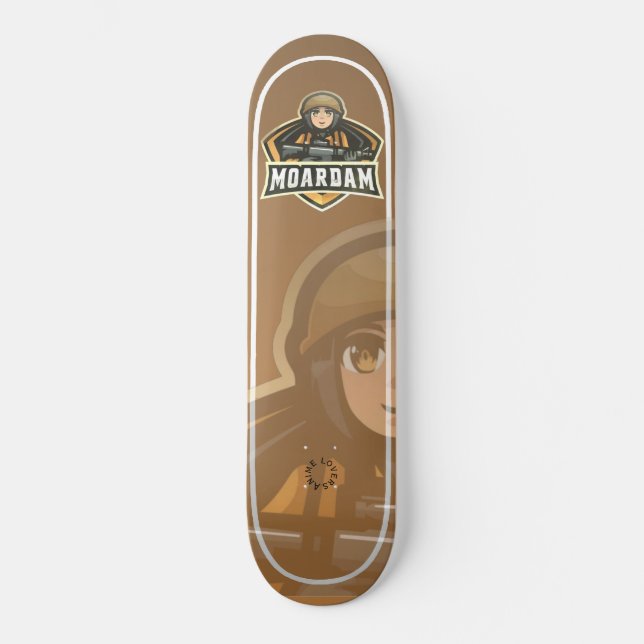 Skateboard anime skateboard, skate anime, anime skate deck. (Recto)