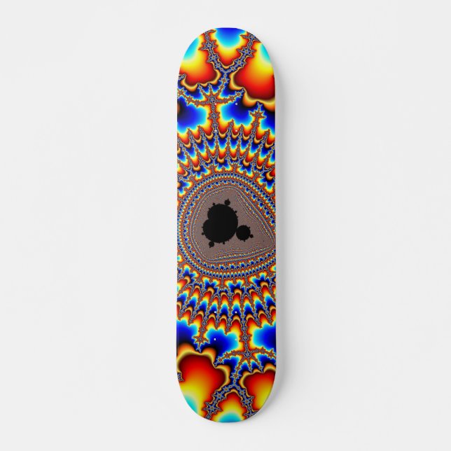Skateboard Anneau de flamme (Devant)