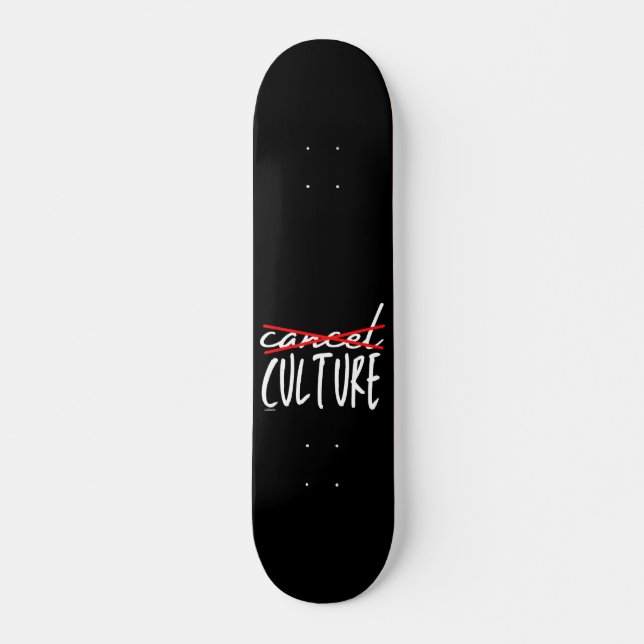 Skateboard ANNULER ANNULER CULTURE drôle sarcastique (Devant)