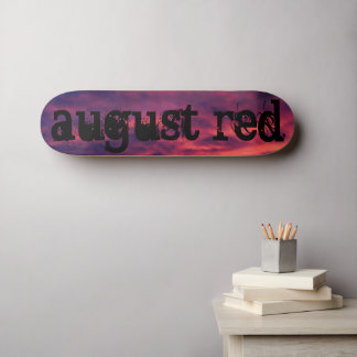 Skateboard août rouge