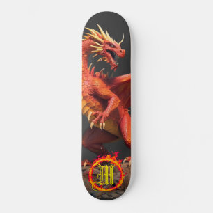 Skateboard *~* AP88 Cercle de feu Élément Dragon Fierce