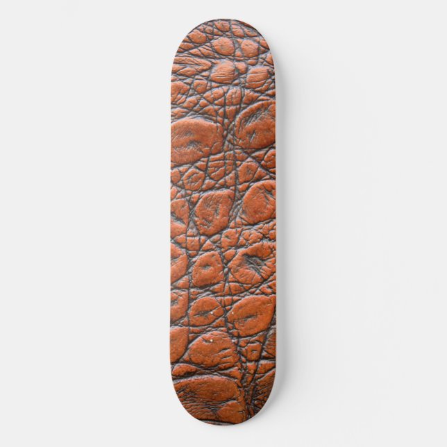 Skateboard apparence fausse en cuir de crocodile (Recto)