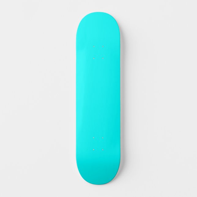 Skateboard Aqua (couleur solide) (Recto)