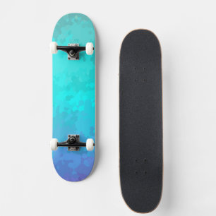 Skateboard Aqua Ombre