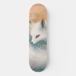 Skateboard Aquarelle Mystic Bloom Spring Fox