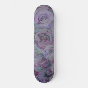 Skateboard Aquarelle Rose de lavande