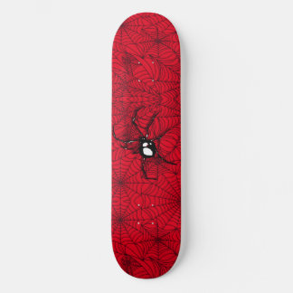 Skateboard Araignée noire