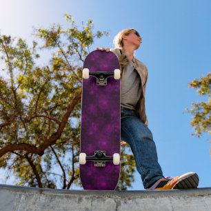 Skateboard Araignées violettes d'Halloween éffrayant Skateboa