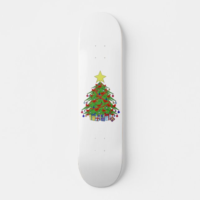 Skateboard Arbre de Noël (Devant)