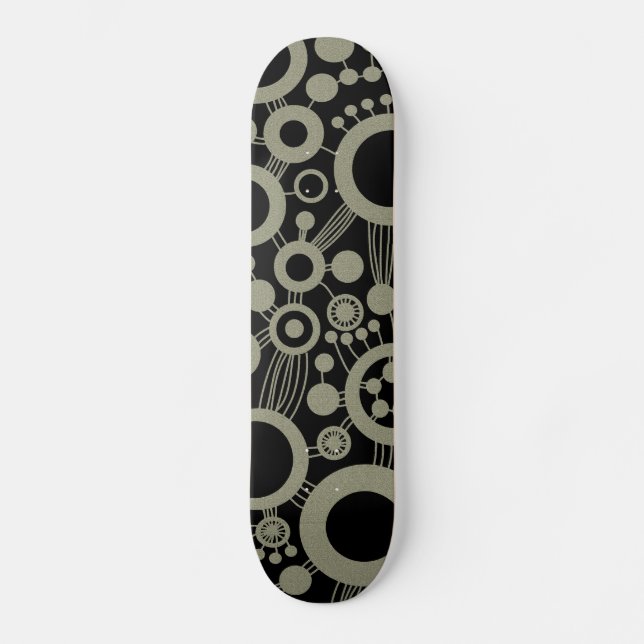 Skateboard Arbre de Vie Abstrait - Couleur Tex 04 (Recto)