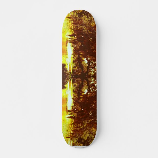 Skateboard Arbre en miroir (Devant)