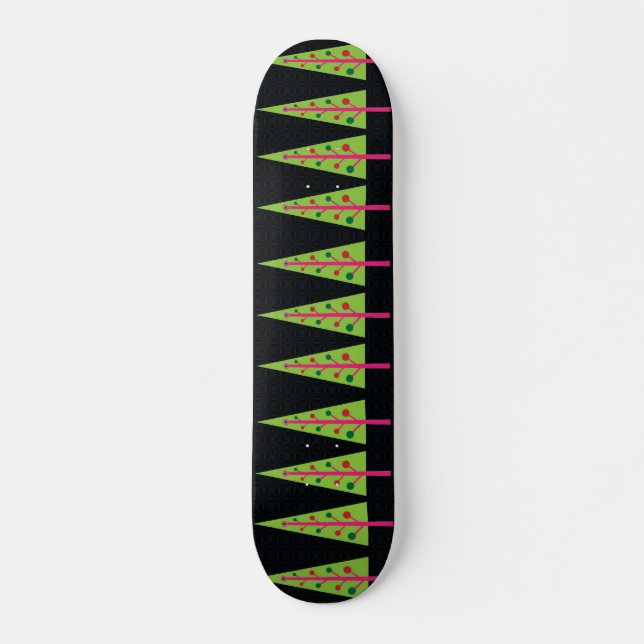 Skateboard Arbres de Noël (Devant)