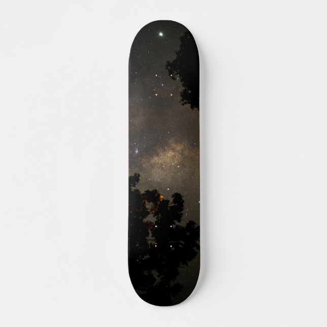 Skateboard Arbres de voie lactée (Devant)