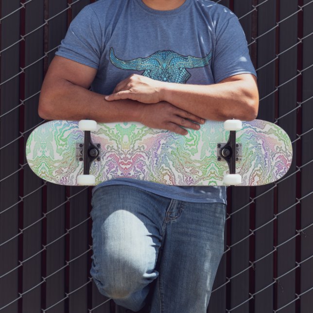 Skateboard Arc arc-en-ciel marbré (Extérieur 3)