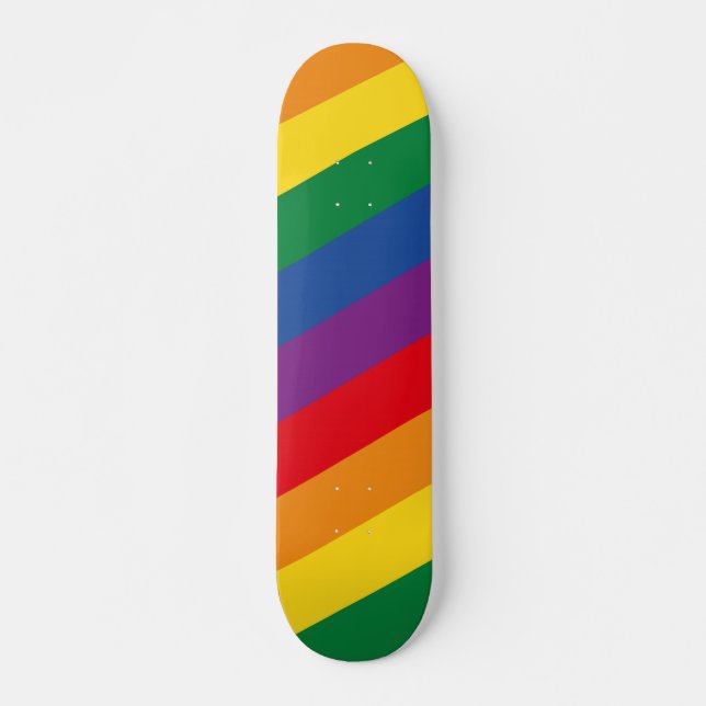 Skateboard Arc-en-ciel (Devant)