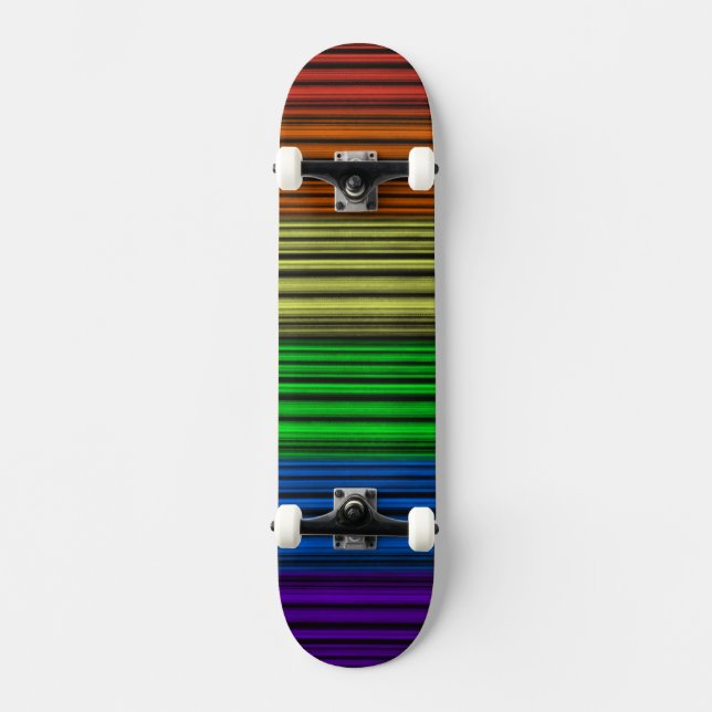 Skateboard Arc-en-ciel (Recto)
