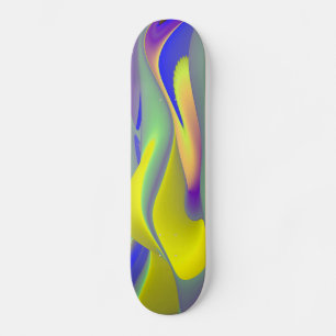 Skateboard Arc-en-ciel Abstrait
