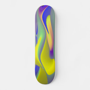 Skateboard Arc-en-ciel Abstrait