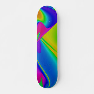 Skateboard Arc-en-ciel Abstrait