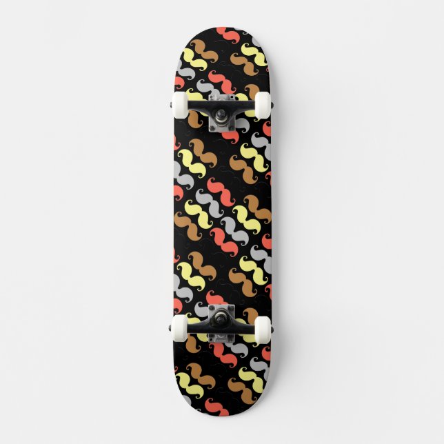 Skateboard Arc-en-ciel de Moustache (Recto)