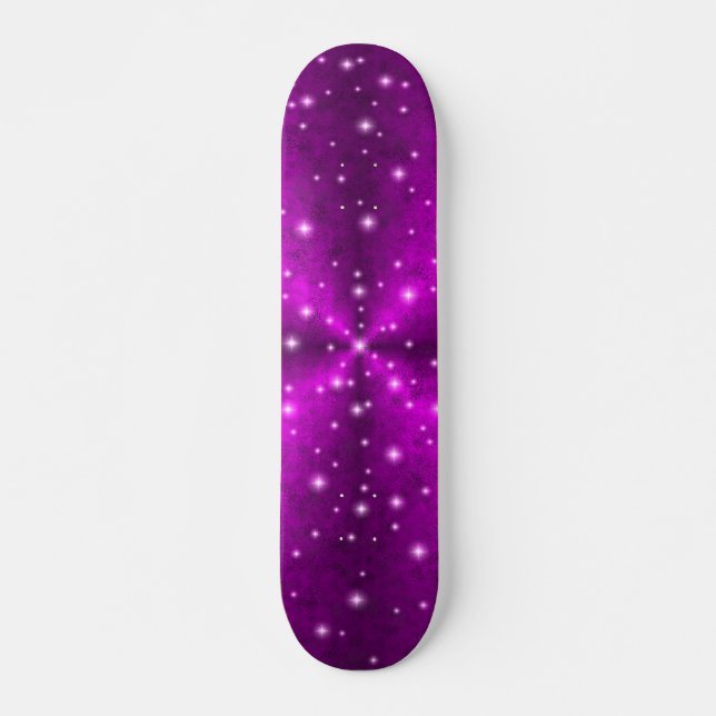 Skateboard Arc-en-ciel rose dans la peau d'éléphant Optique e (Devant)