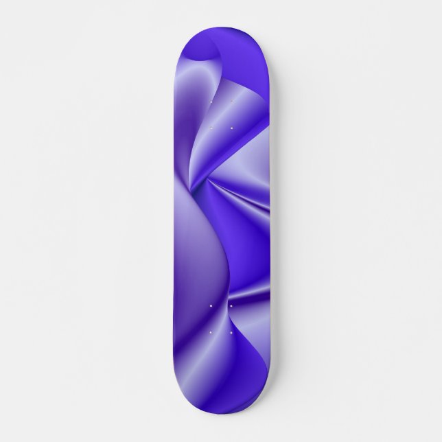 Skateboard Arc-en-ciel violet Abstrait (Devant)